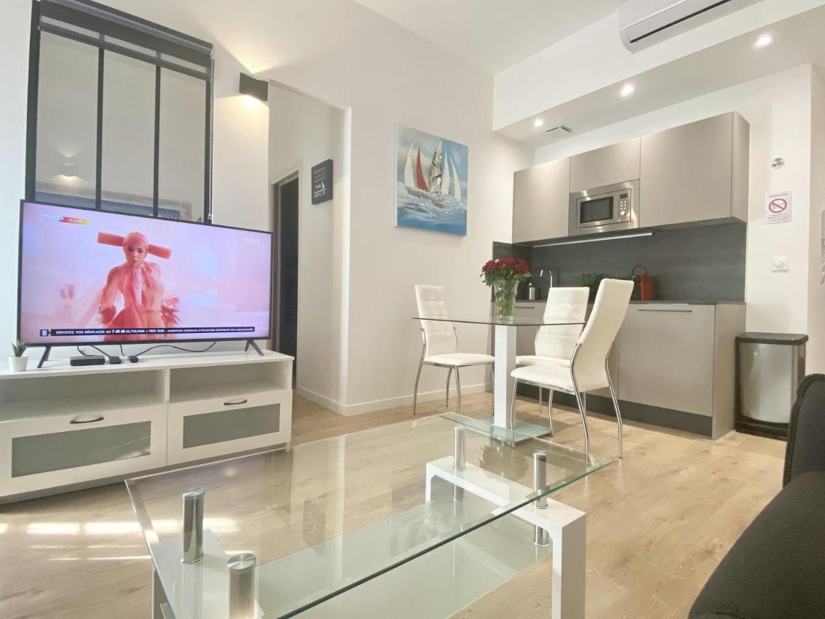 Central Modern Flat Lamartine Nice Extérieur photo