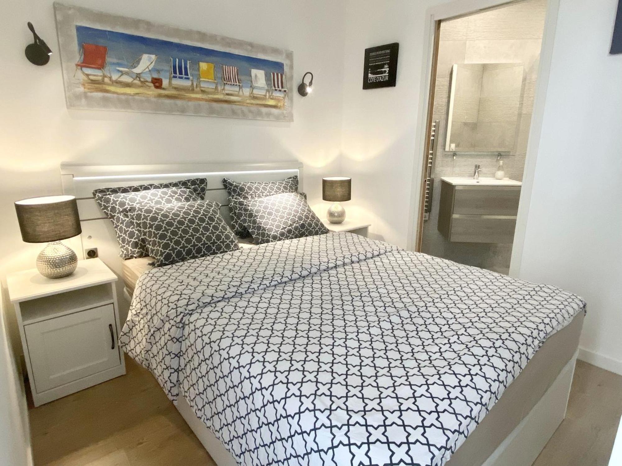 Central Modern Flat Lamartine Nice Extérieur photo